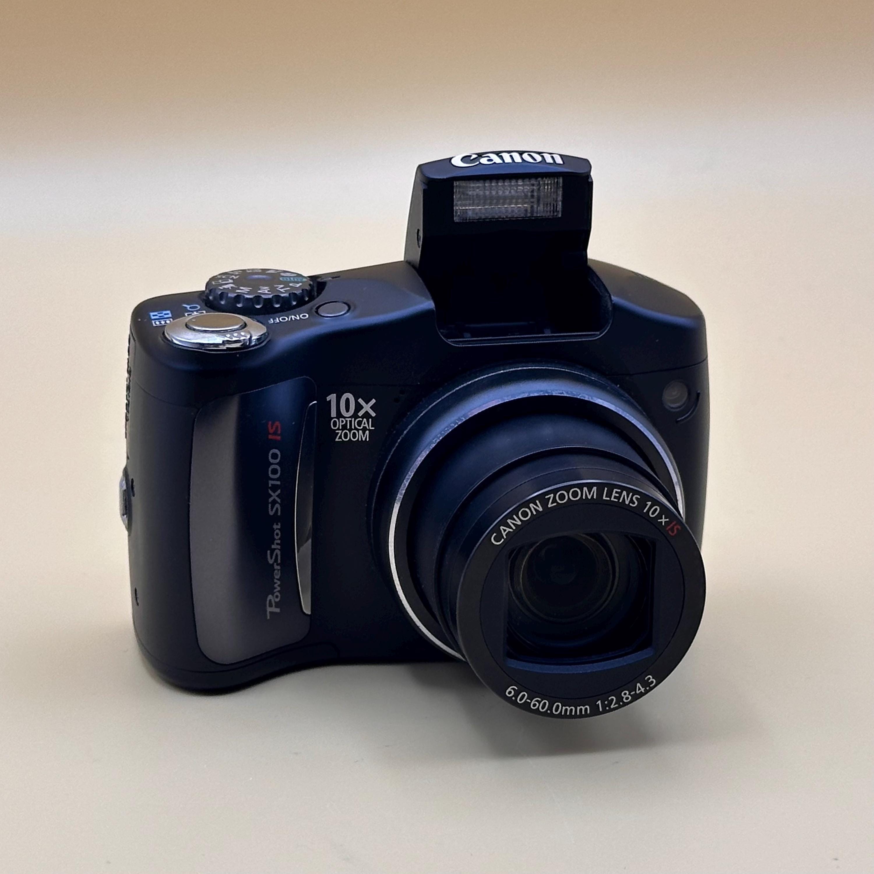 Y2K Canon Powershot SX100 IS Digital Camera, 10x Optical Zoom - Etsy