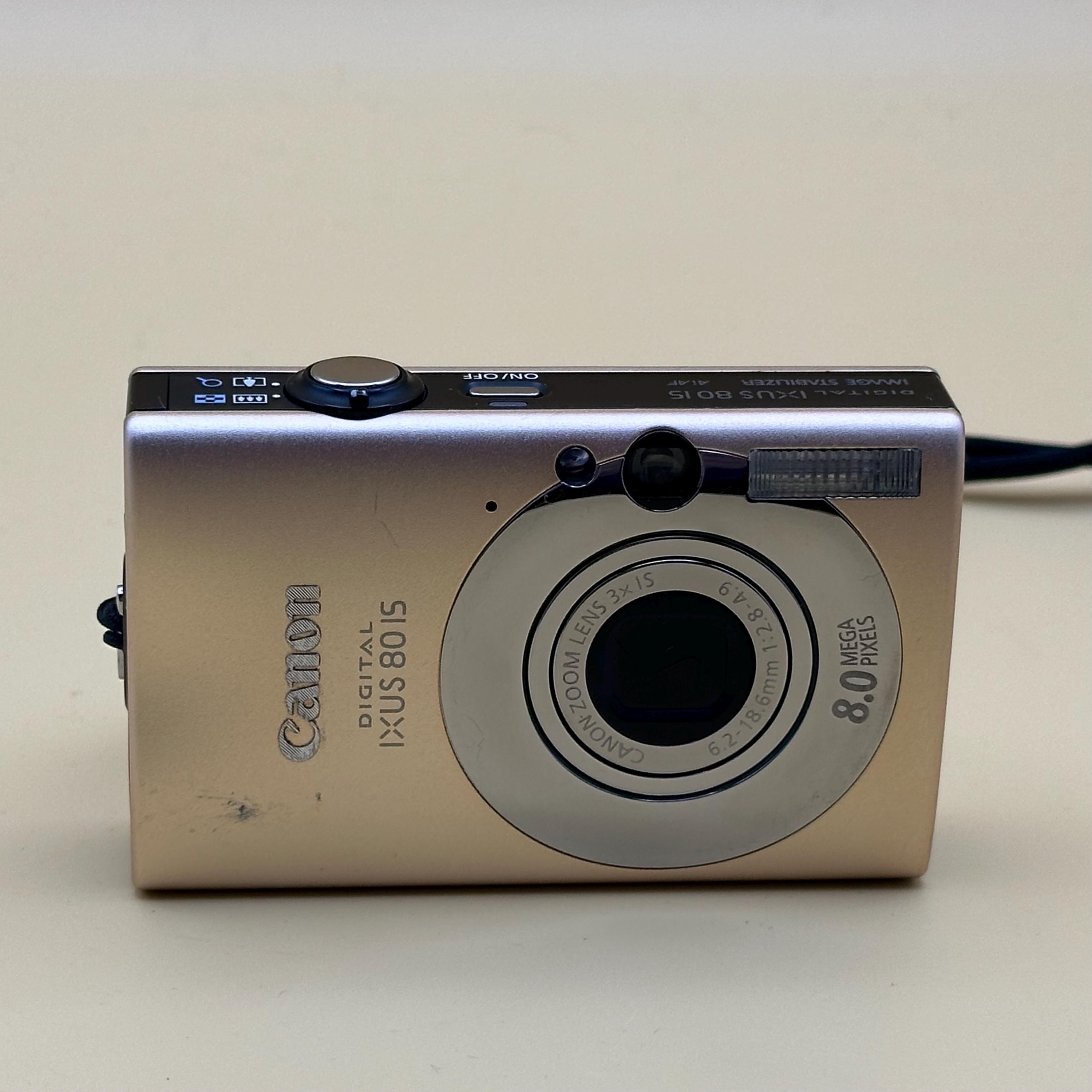 Canon DIGITAL IXUS 80IS デジタルカメラ キャノン 動作品 Y2K Canon Ixus 80 IS Rose Gold Digital Camera CCD Sensor 8.0 MP