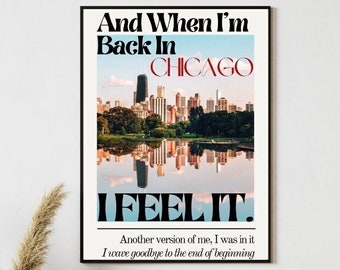Djo 'End of Beginning' Chicago Song Original Classic Semi-Glossy Paper Music Wall Art