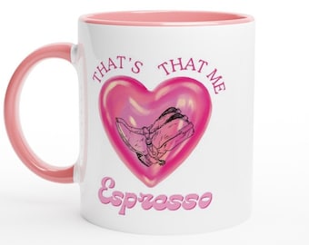 Sabrina Carpenter espressomugg present till henne kaffekopp present till musikälskare Det är det jag espressomusik merchandise