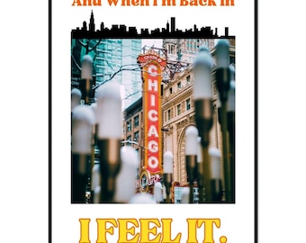 Djo 'End of Beginning' Chicago Original Design Poster