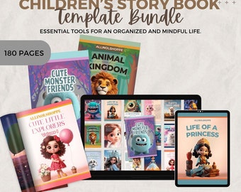 Kids Ebook Template: Children's Story Books, Editable in Canva