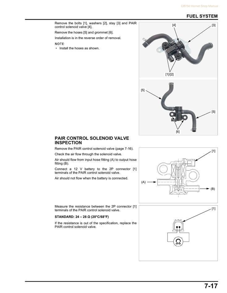 2023 Honda Hornet CB750 CB750A CB 750 Service Manual - Etsy