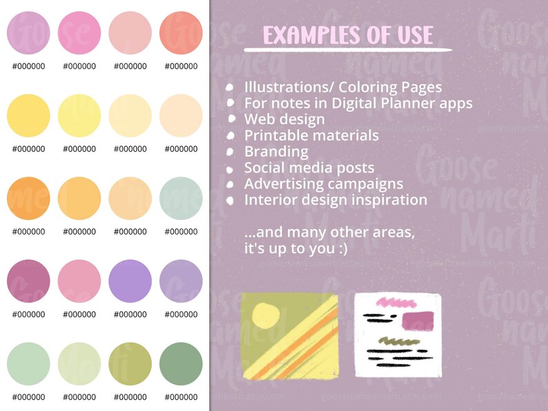 16 Diffent Color Seasonal Spring Color Palettes, Various Color Schemes, Color Chart, HEX ...