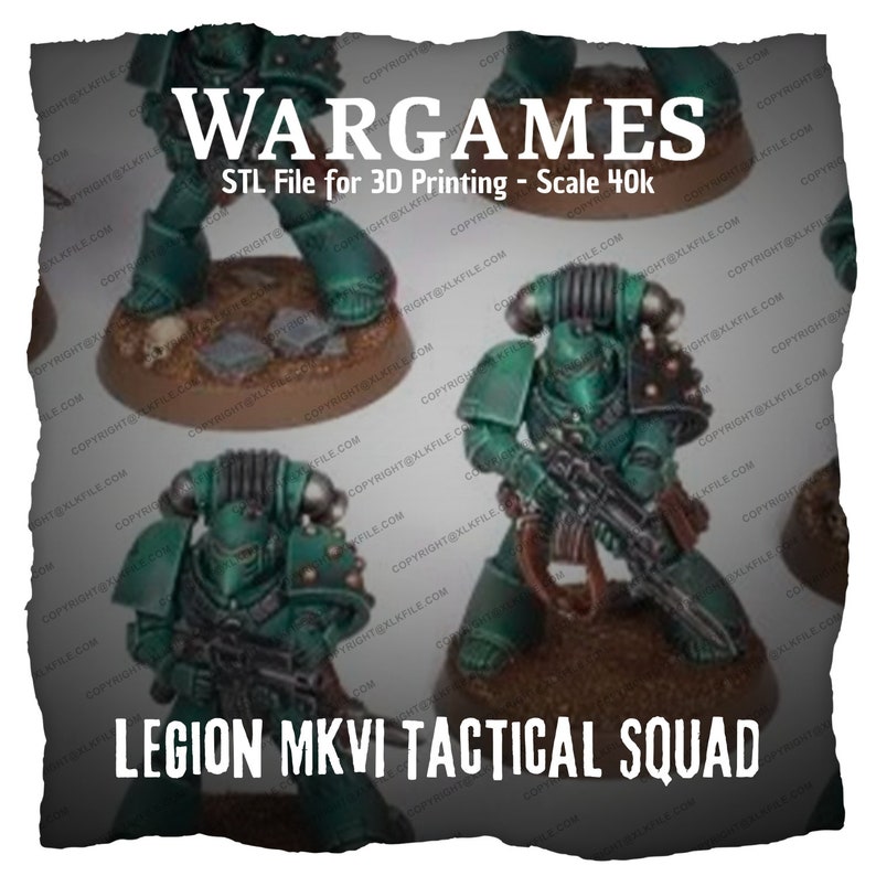 STL File for 3D Printing 40K Scale H.heresy 9 - Etsy