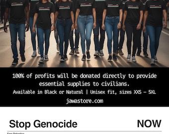 Stop Genocide Tee | Free Palestine Tshirt