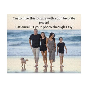 Custom 520 Piece Photo Puzzle, Personalized Jigsaw Puzzle, Unique Family Gift, Customized Picture Puzzle, Custom Puzzle with Your Photo
