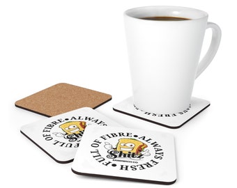 Shitz Sandwich Co Corkwood Coaster Set