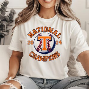 Tennessee Baseball Champions PNG: College Sports T-Shirt Design (Digital Download)