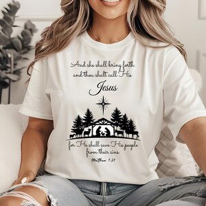 Jesus Weihnachten PNG, Krippe PNG, Sie soll einen Sohn hervorbringen, Christliche Weihnachten, Boho Jesus PNG, O kommt lasst uns ihn verehren Png