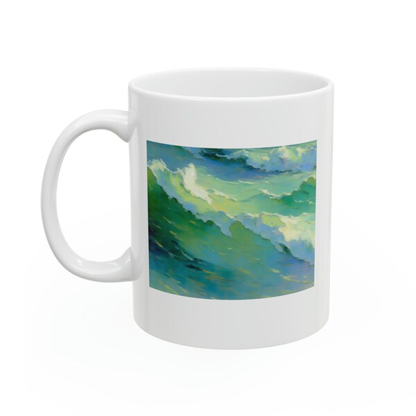 Aesthetic Ceramic Mug, 11oz / Minimalist Mug
