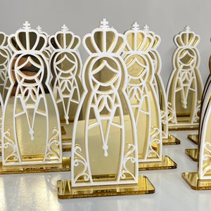 Set Our Lady of Fatima Guest Favors, Nuestra Senora de Fatima Baptism Holy Communion Confirmation Christening Favors Religious Gift Statues