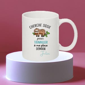 Tasse Humoristique Avec Proverbe Drôle - Cadeau Pour Bureau, Travail