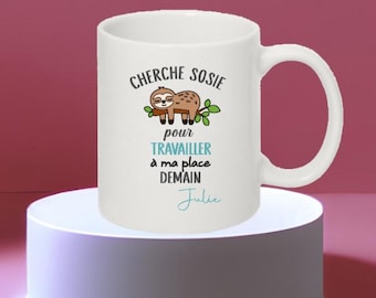 Mug humour travail