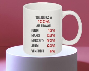 Mug humour travail