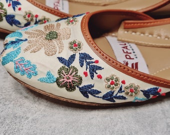 Khussa Balarina Zapatos hechos a mano Zapatos de verano. Ligero