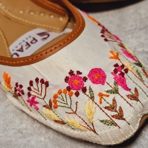 Zapatos hechos a mano Khussa Balarina imagen 3