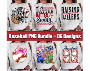 Retro Baseball Bundle PNG, Baseball Mama Png, Baseball Png, Baseball Coquette Png, Game Day Baseball Bow Png, Checkered Png, Baseball Bow Png