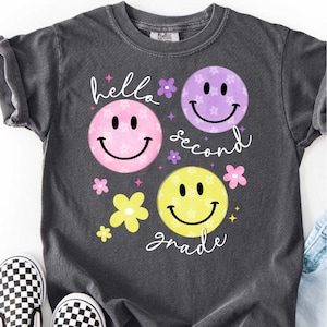 Preppy Back To School Png Sublimation Design, Second Grade Png, Back To School Png, First Day Of School Png, School Grade Png, Teacher Png