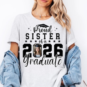 Proud 2026 Graduate Customize, Graduation Svg, Proud Senior Svg, Senior Family Svg, Graduate Svg, 2026 Graduation Photo, DIY, Canva Editable image 3