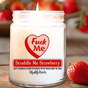 F*ck Me (Candy Heart) - Valentines Day Sexy Candle, Sex Candle