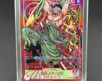 S 　トレカ One Piece Proxy Card Holo - Roronoa Zoro ST12-008 Treasure Cup