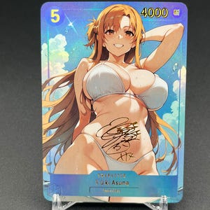 Yuki Asuna Sword Art Online  CARTE ACG Goddess Story Anime Waifu Holo Foil bikini