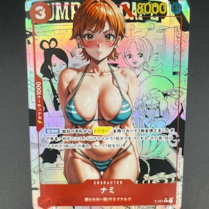 Nami EINZELSTÜCK Benutzerdefinierte Sexy Göttin Waifu Anime Doujin Karte Bikini heiß -18