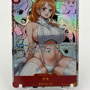 Nami ONE PIECE Personalizzata Sexy Dea Waifu Anime Doujin Card cameriera sexy