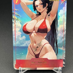 Boa Hancock Benutzerdefinierte Sexy Göttin Waifu Anime Doujin Karte Bikini sexy Einteiler