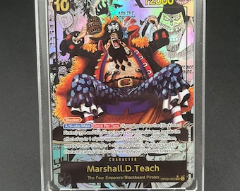 ワンピース プロキシカード ホロ - マーシャル・D・ティーチ OP09-093