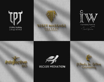 Custom Minimalist Logo Design: Modern Business Branding