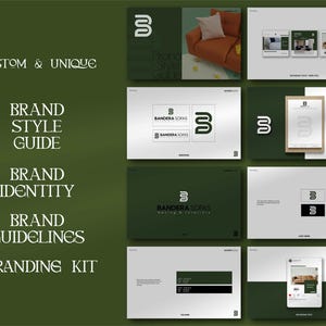 I Will Design Custom Brand Style Guide, Custom Brand Identity for Businesses, Minimalist Branding kit, Logo Branding, Custom Logo Design