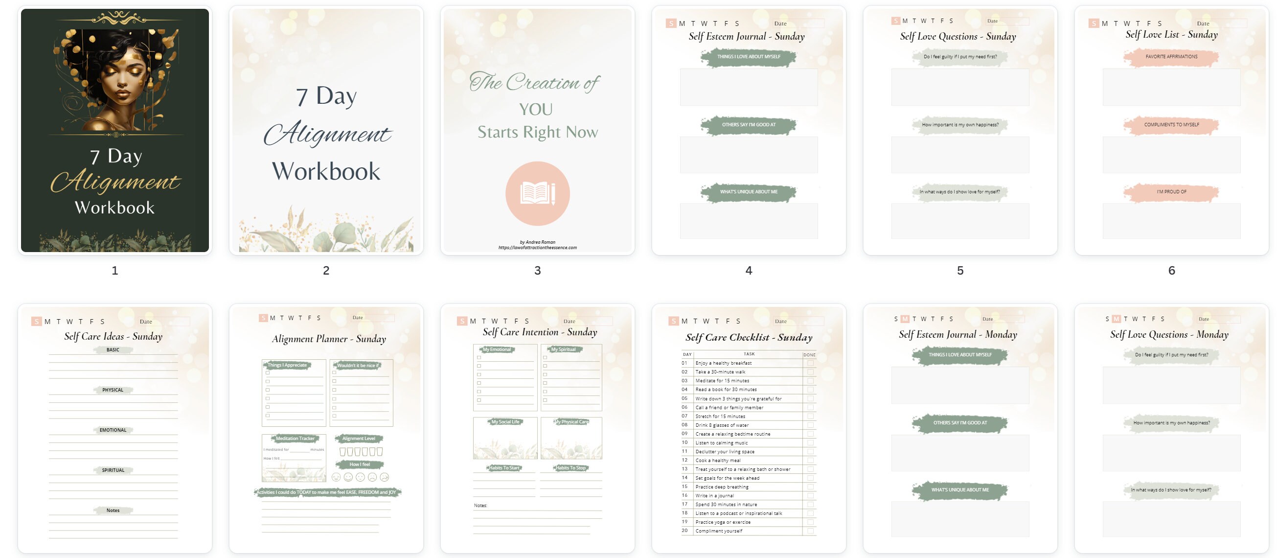 7-DAY ALIGNMENT WORKBOOK - Etsy