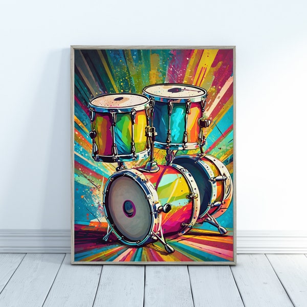 Drums, Snare Drum, Drum Kit, Percussion, Musical Instruments Artwork, Jazz Club, Concertina, Colorful Music Notes, Music Education, Firefly