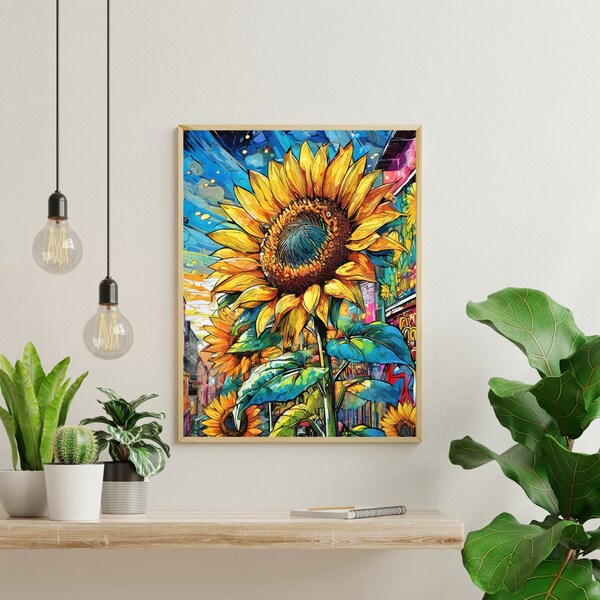 Artistic Sunflowers, Sunflower Picture, Arte Floral, Downloadable Flower Images, Artistic Flower, Spring Flower Image, Ai Picture