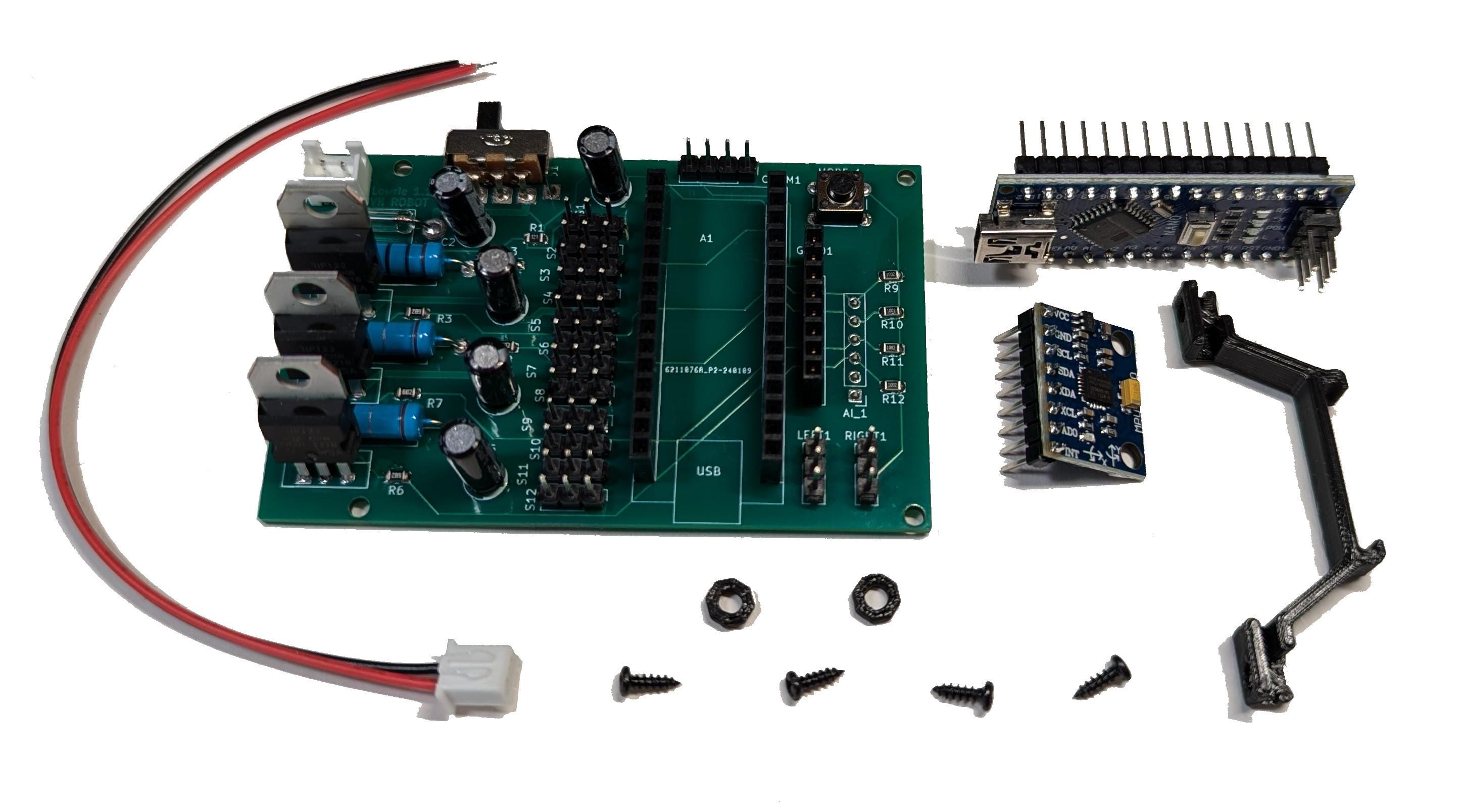 DIY Robot Board With Arduino Nano V3 and MPU6050 Accelerometer - Etsy