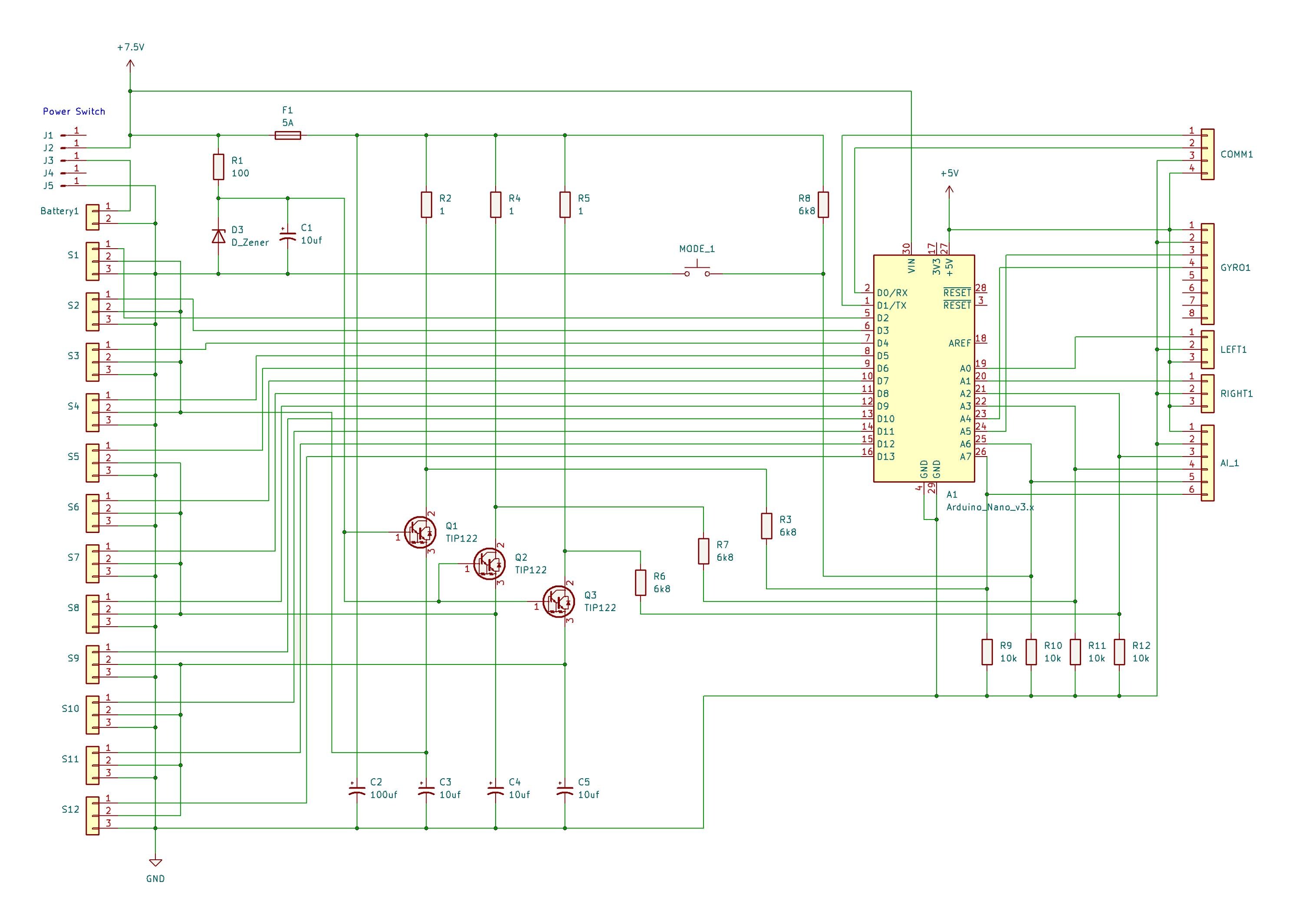 DIY Robot Board With Arduino Nano V3 and MPU6050 Accelerometer - Etsy