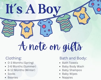 Baby Shower Gift Ideas for Baby Boy