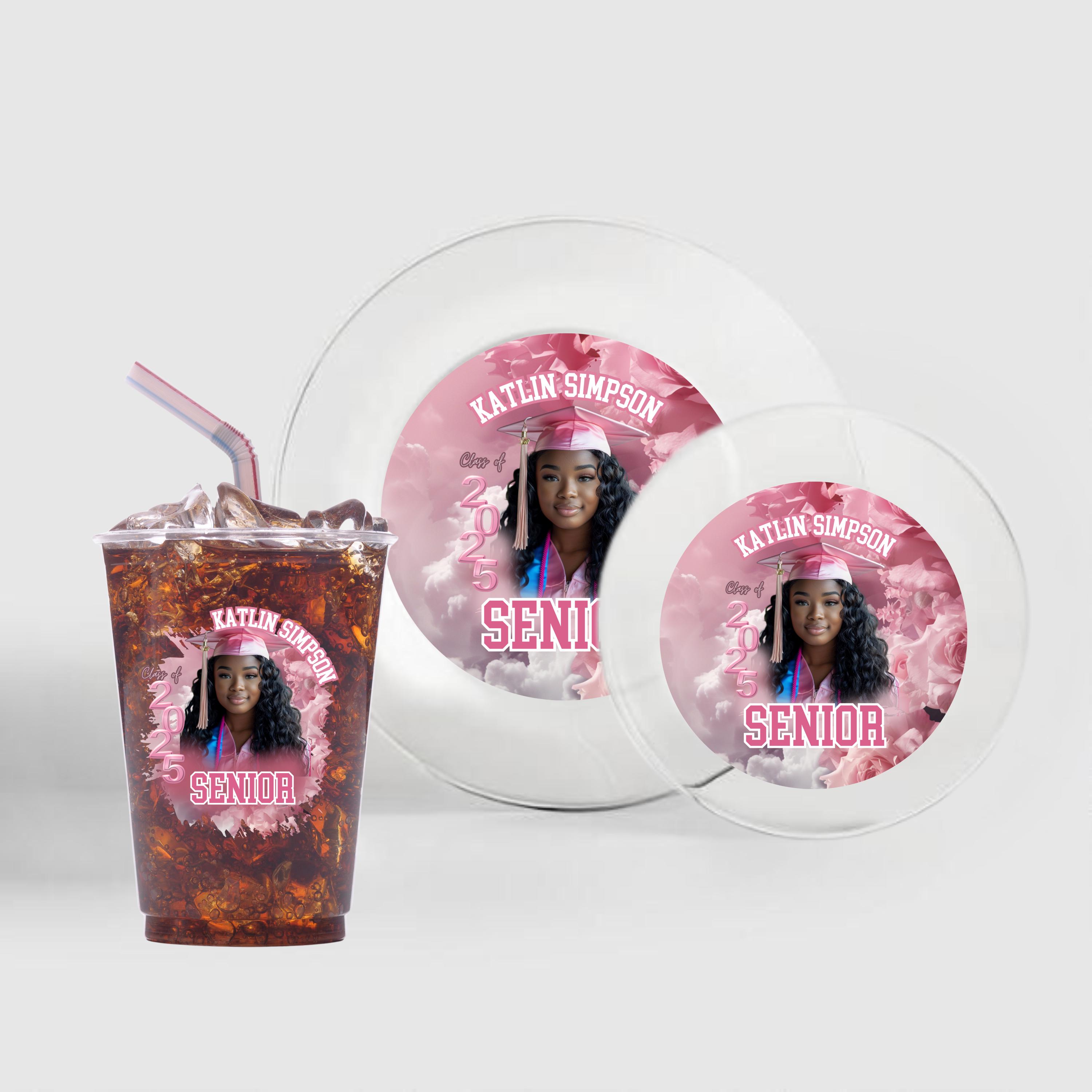 16 Graduation Plate Insert Template Bundle, 16 Editable Canva ...