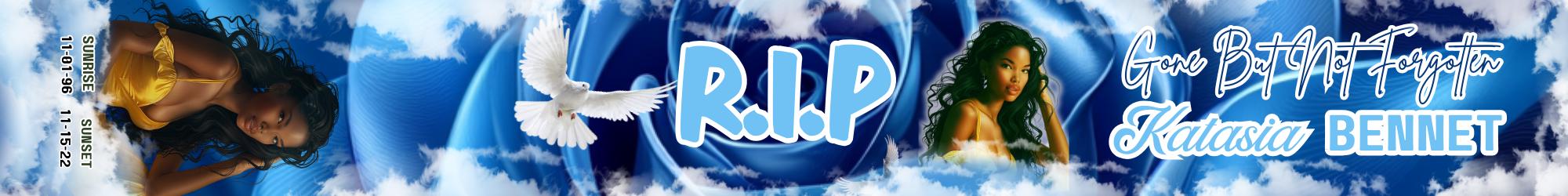 Blue Rose Memorial Ribbon Template, Memorial Ribbon Template, Digital ...