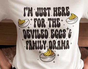 Divertido diseño dramático de huevos rellenos para el Día de Acción de Gracias (SVG PNG)