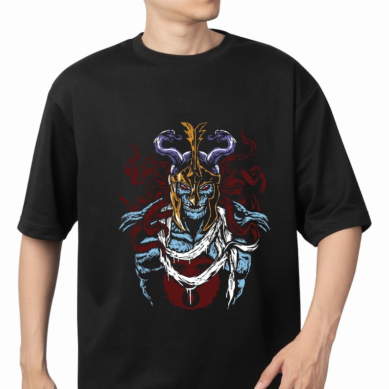 T-shirt Mumm-Ra  Thundercats designs a vintage poster style.