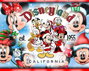 Paquete de más de 2000 archivos SVG navideños de ratones, Mickey y sus amigos (descarga digital)
