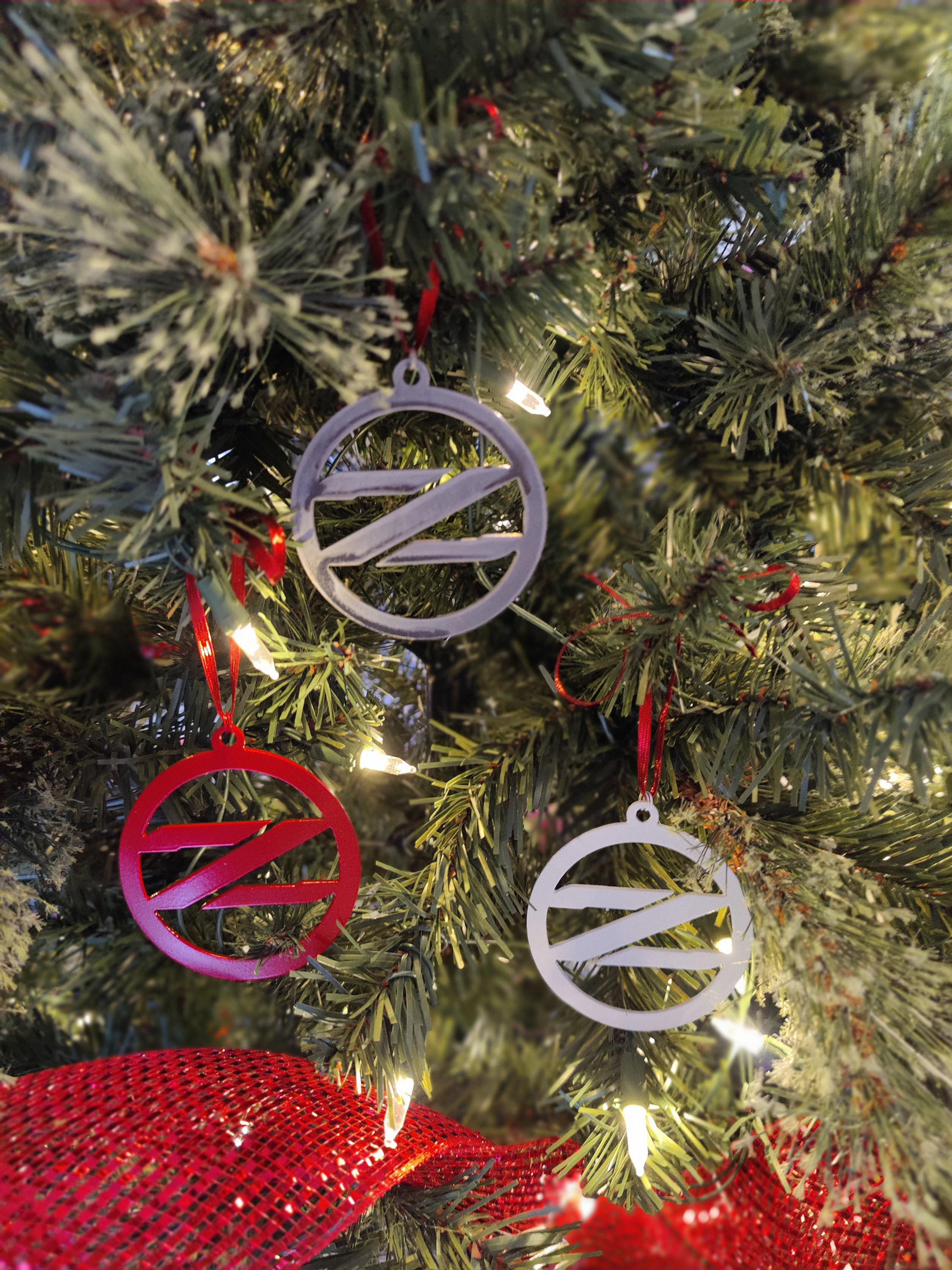 大型　アート　クリスマス Nissan Z 300ZX Christmas Ornament (custom Colors!) - Etsy