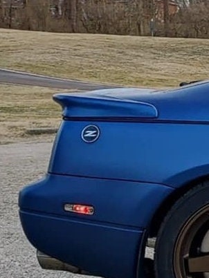 Nissan 300ZX Antenna Bezel Delete Cover Plate WITH Epoxy Emblem