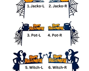 Halloween Door Toppers – Fun Spooky Decor & Gift for Fans - 3D Printed