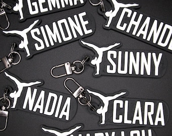 Personalized Gymnastics Bag Tag - Keychain – Custom 3D Printed - TEAM DISCOUNTS