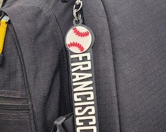 Portachiavi o targhetta personalizzata per borsa da baseball – Regalo per allenatore e giocatore – Accessorio per borsa sportiva – SCONTI PER LE SQUADRE!!