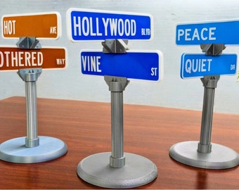 Custom Street Sign, Personalized Home Decor - Unique Gift, Family Name Sign, Corporate Promotion, Home Decor, Teacher Sign, Centerpiece